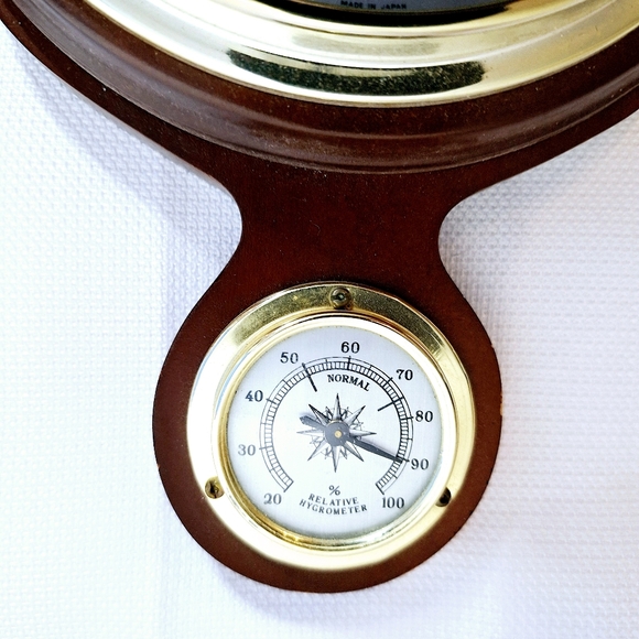 One Jason and one Springfield Brand" Weather The Storm" Vintage Barometers. - Picture 3 of 15